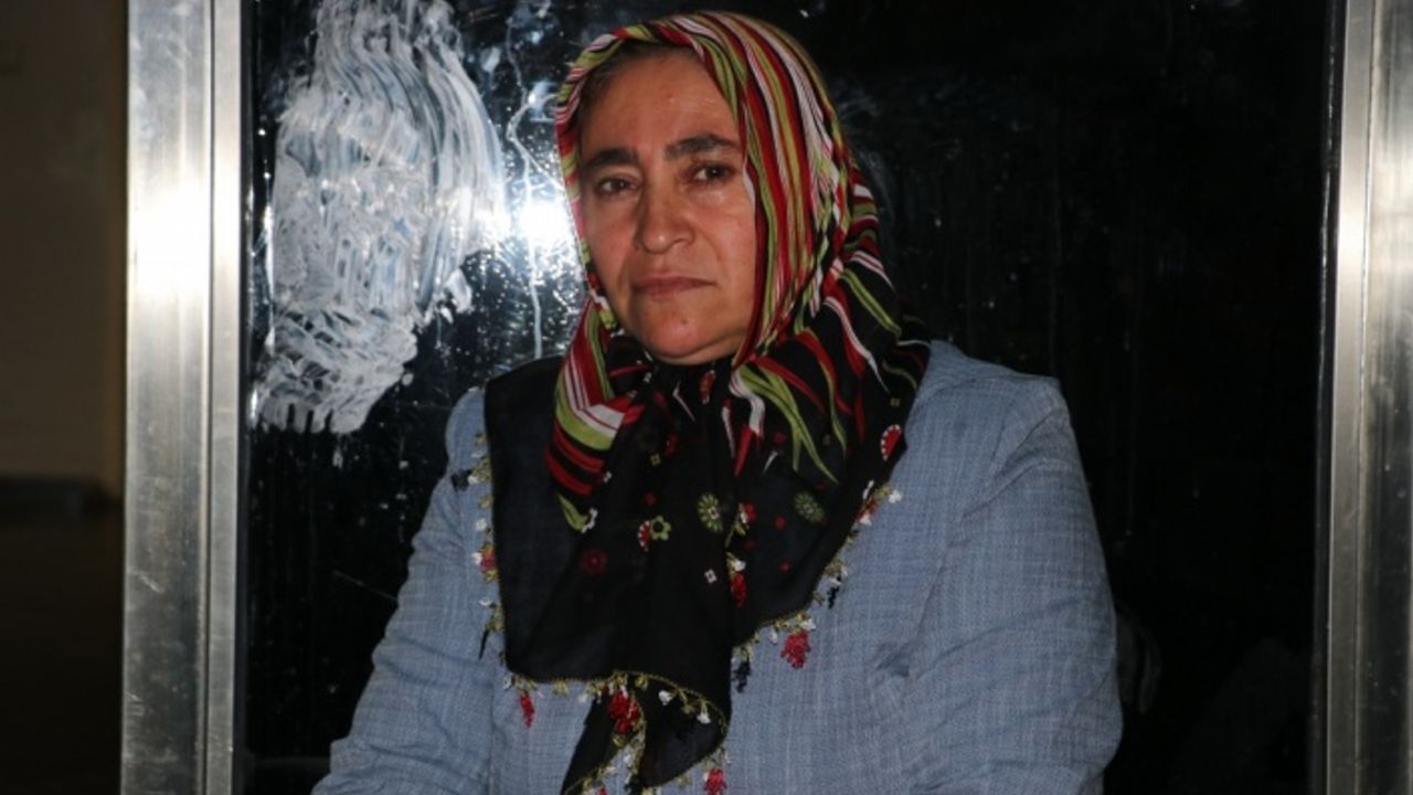 Dağa kaçırıldığını iddia ettiği oğlu için HDP önünde oturma eylemine başladı