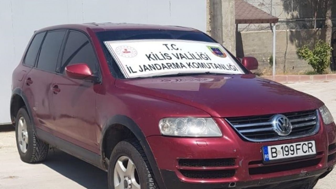İnterpol tarafından aranan cip Kilis'te bulundu