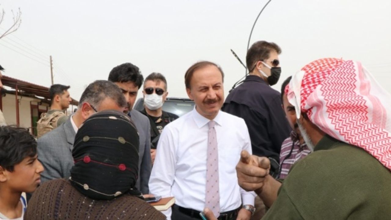 Şanlıurfa Valisi Abdullah Erin, Rasulayn'da incelemelerde bulundu