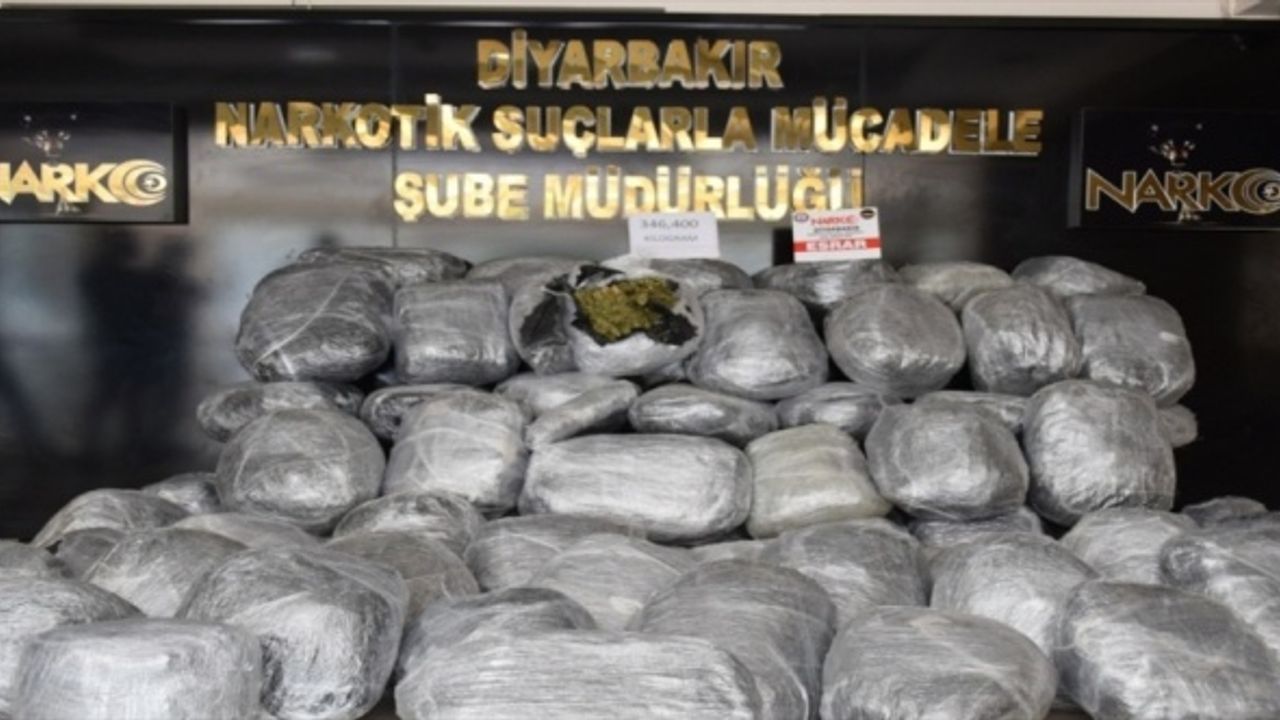Diyarbakır'da 2 ayda 720 kilo 512 gram esrar ve türevleri ele geçirildi