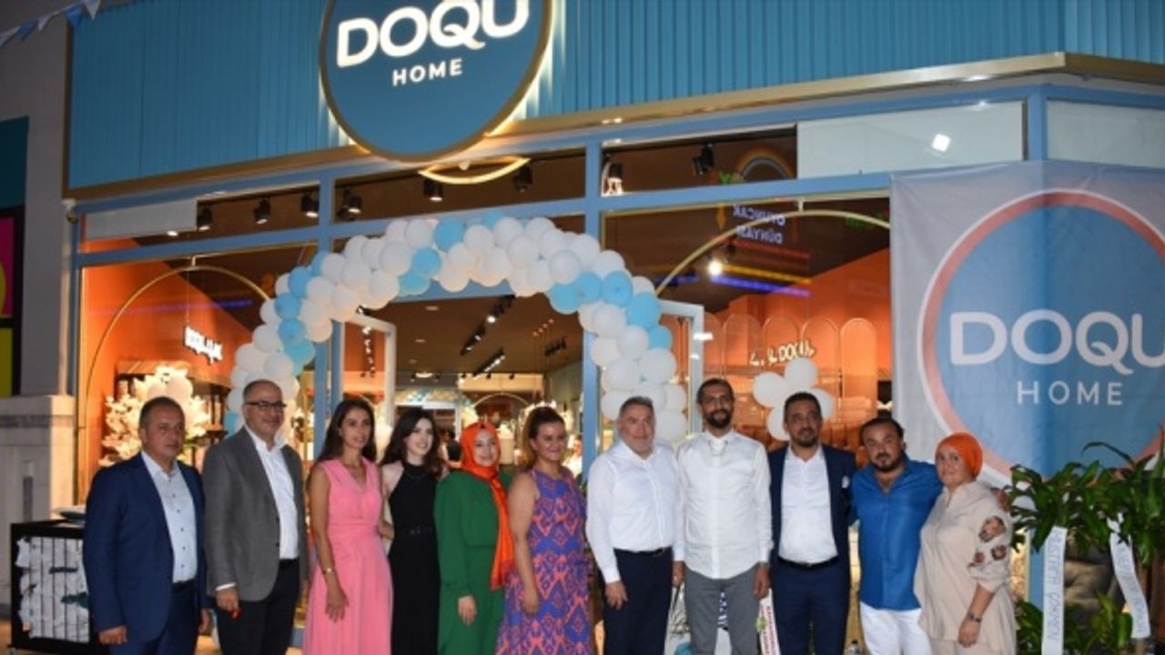 Erciyes Anadolu Holding'in ev tekstili markası Doqu Home'un 16. mağazası Marmaris'te açıldı