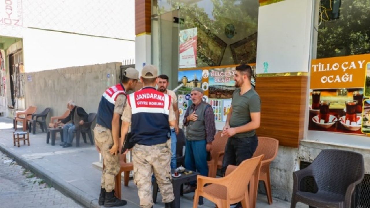 Siirt'te Jandarma Komutanlığı Çevre, Doğa ve Hayvanları Koruma Timi görev başında
