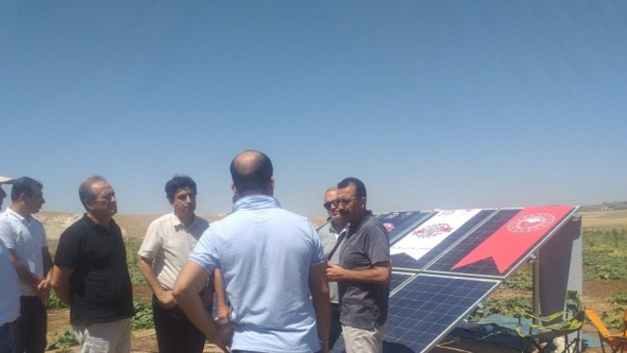 Siirt'te yüzde 50 hibe ile yaptırılan sulama sistemi faaliyete girdi