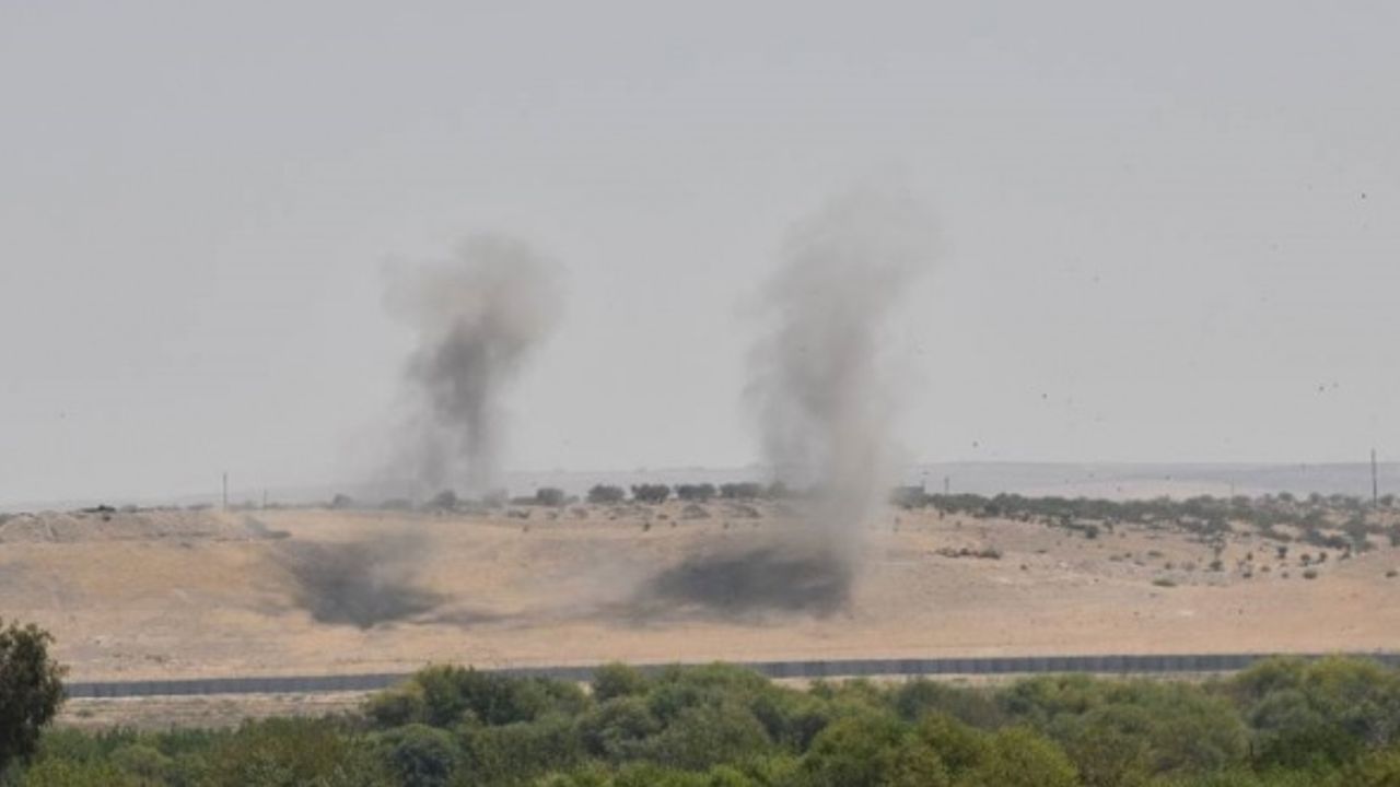 Terör örgütü YPG/PKK Karkamış ilçesine havan mermisi attı