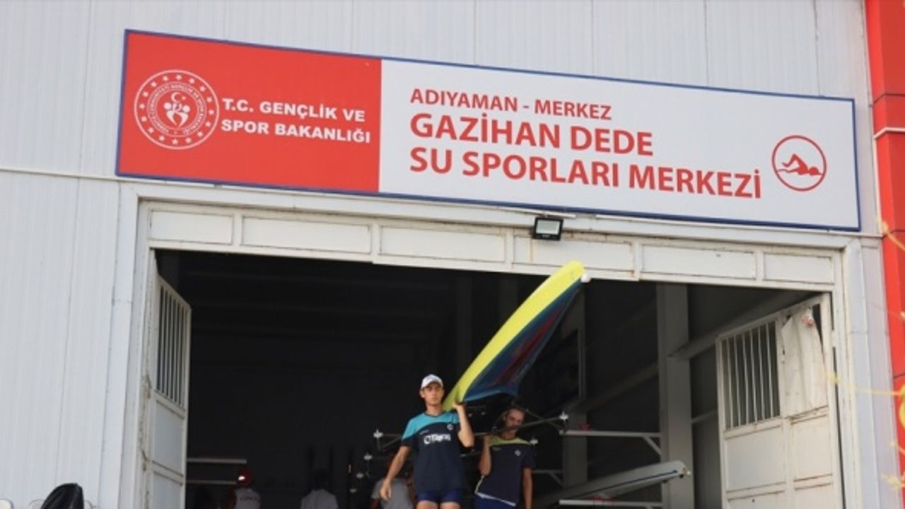 Genç milli kürekçiler, Balkan Şampiyonası'na Adıyaman'da hazırlanıyor