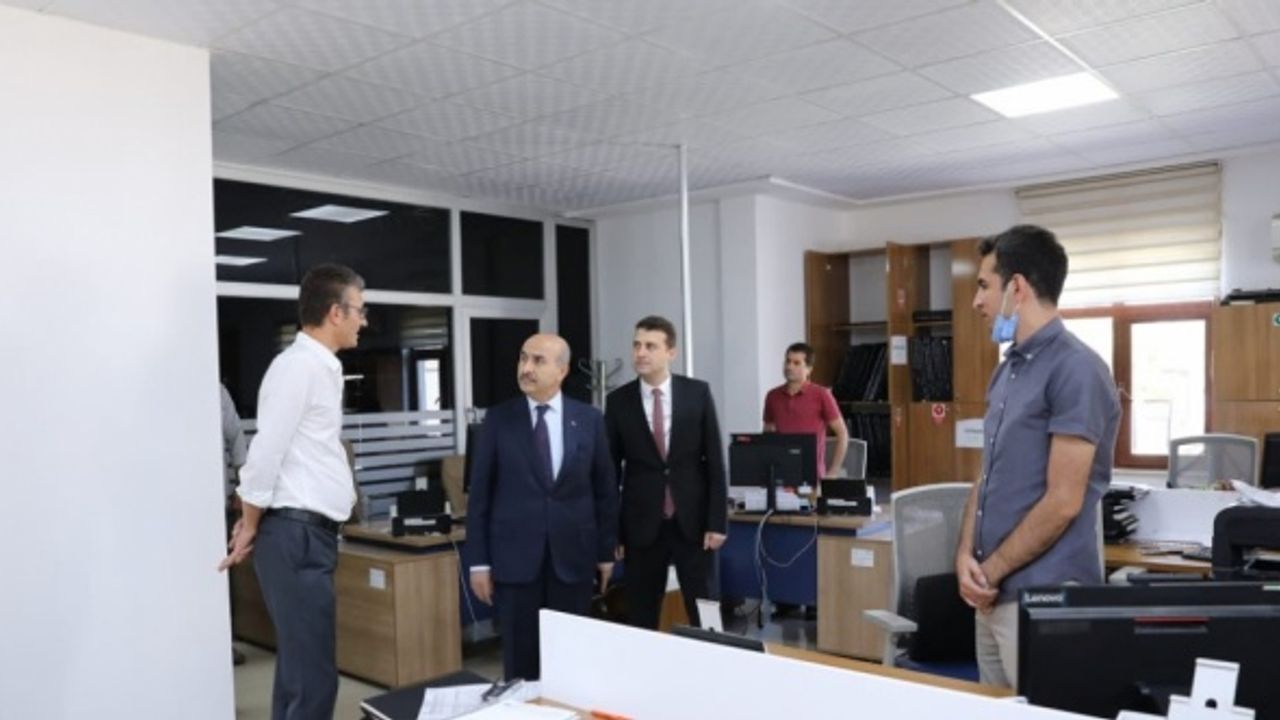 Mardin Valisi Mahmut Demirtaş'tan Kızıltepe Kaymakamı Cıdıroğlu'na ziyaret