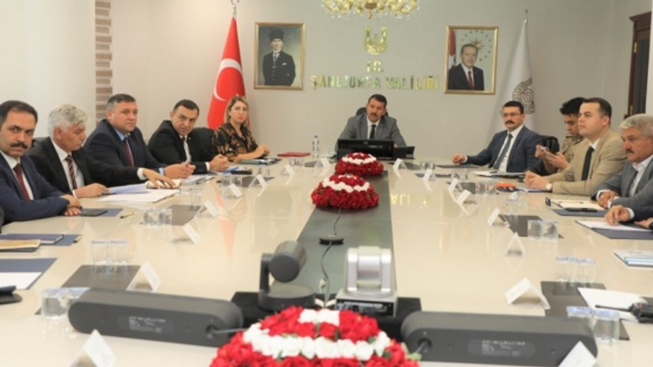 Şanlıurfa'da yeni eğitim öğretim yılı öncesinde okul güvenliği toplantısı düzenlendi