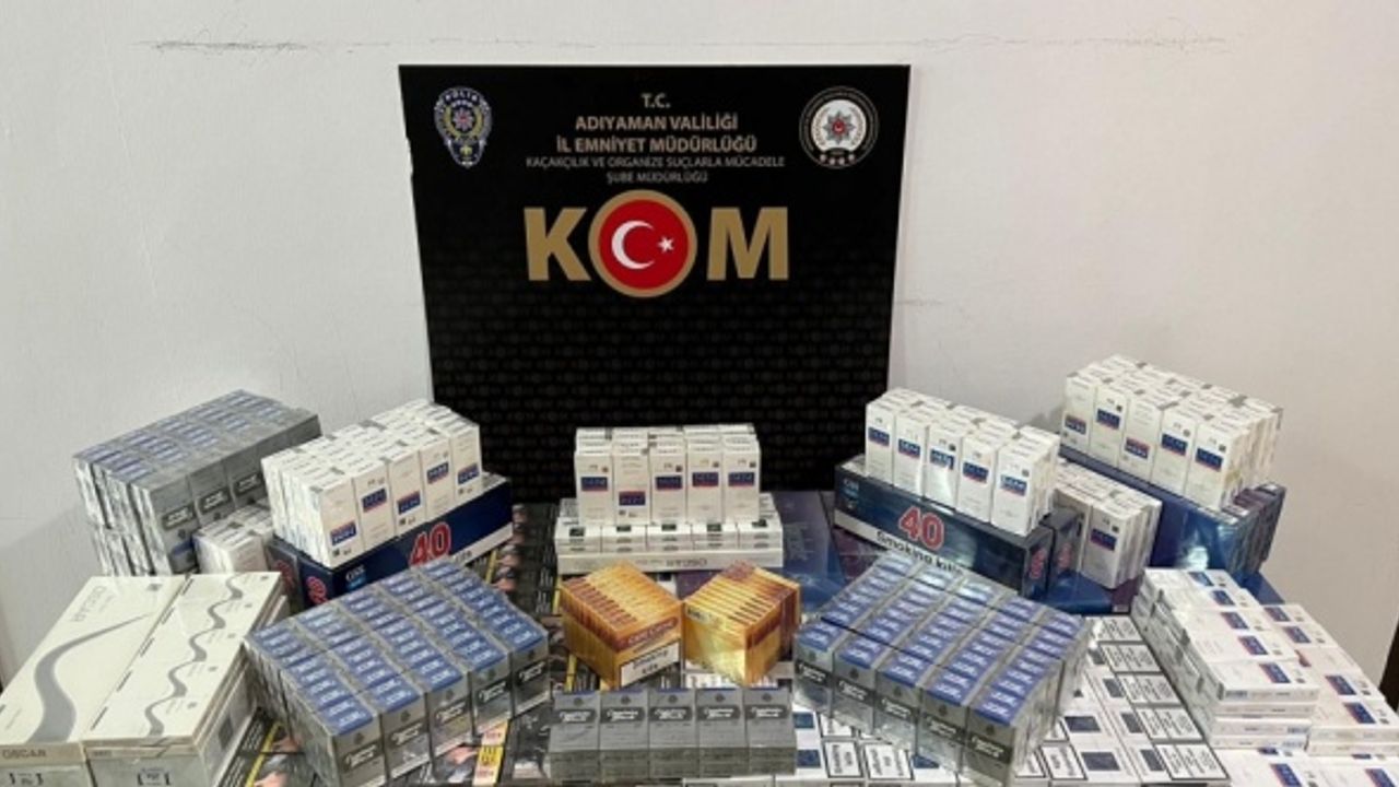 Adıyaman'da kaçakçılık operasyonunda bir şüpheli gözaltına alındı