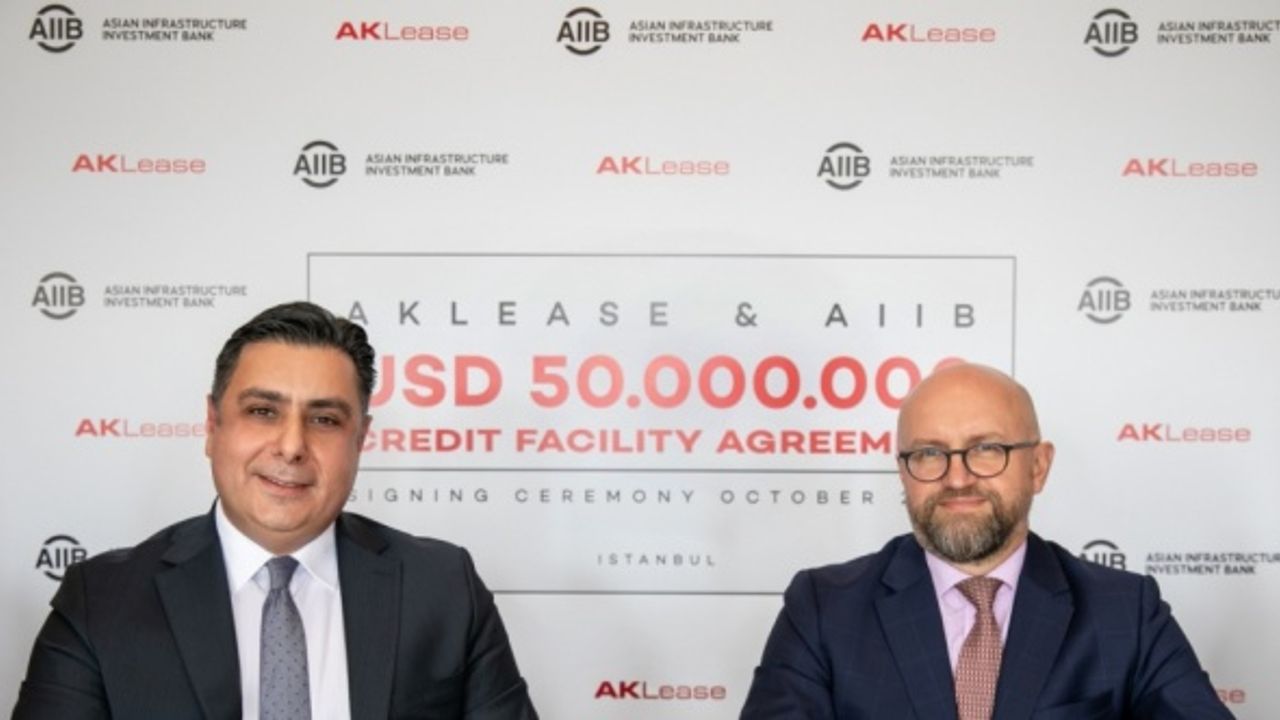 AKLease, AIIB ile 50 milyon dolarlık kredi anlaşması imzaladı