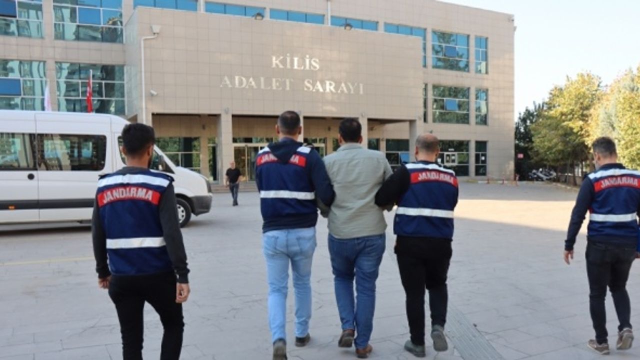 Kilis'te terör operasyonunda yakalanan 3 zanlı tutuklandı