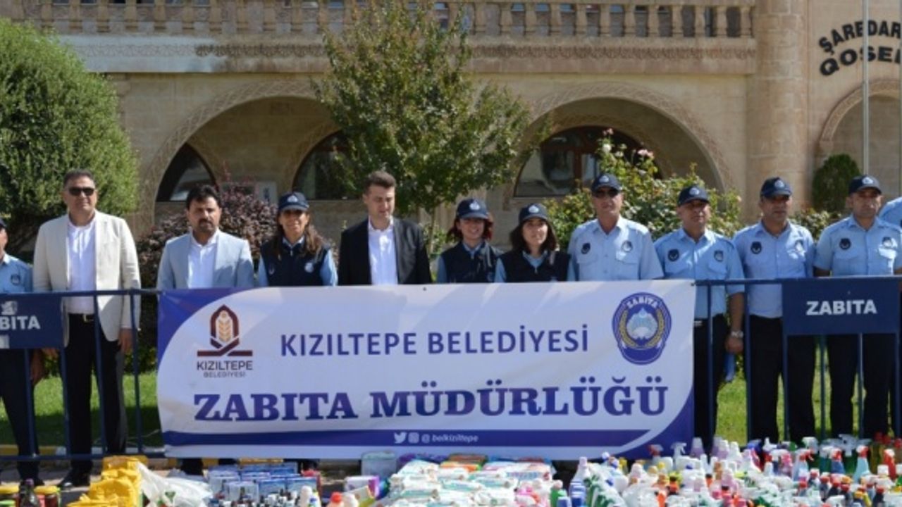 Mardin'de son kullanma tarihi geçmiş 5 bin 951 ürün imha edildi