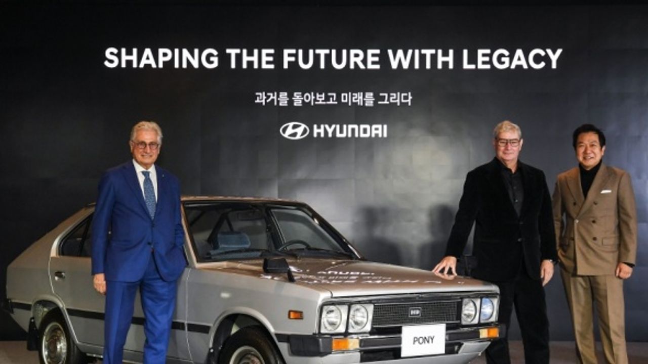 Hyundai ve Tasarımcı Giorgetto Giugiaro'dan, Pony Coupe konsepti için iş birliği