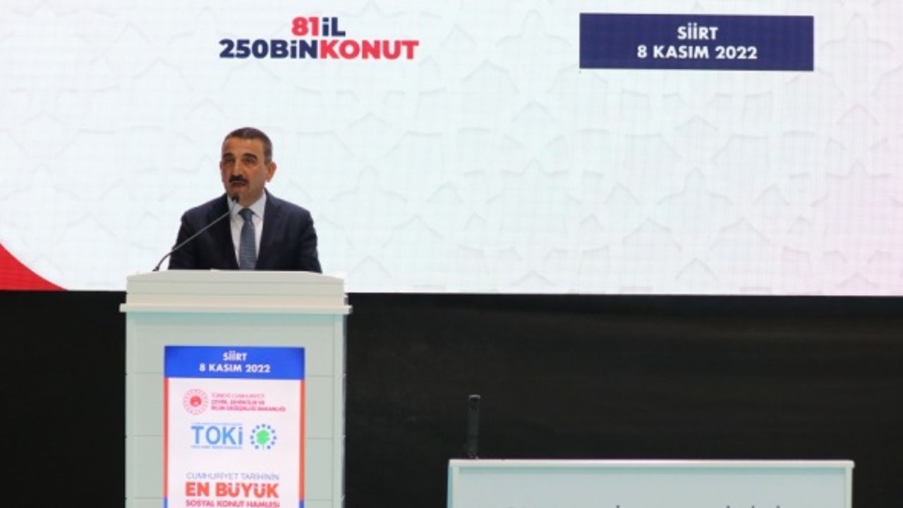 "İlk Evim, İlk İş Yerim" Projesi'nde Siirt'te 903 konut için kura çekildi