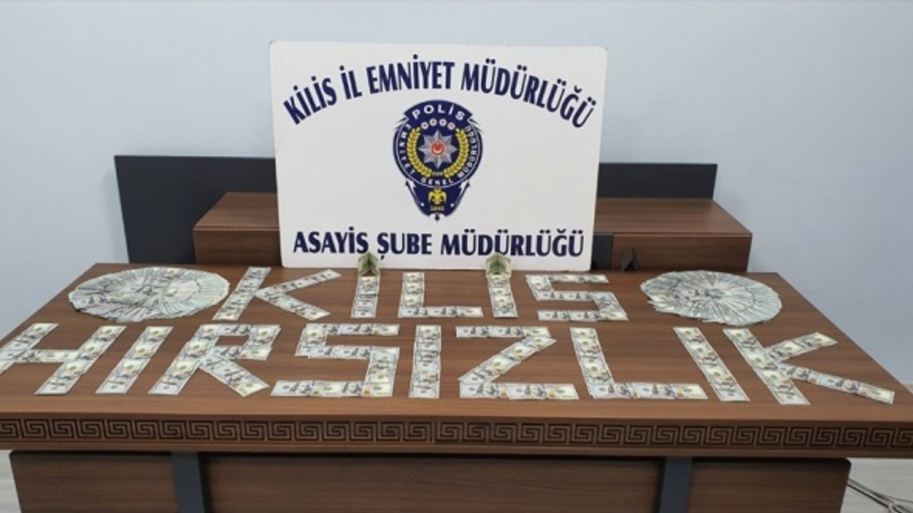 Kilis'te bir otomobilden 38 bin 900 dolar çalan zanlı tutuklandı