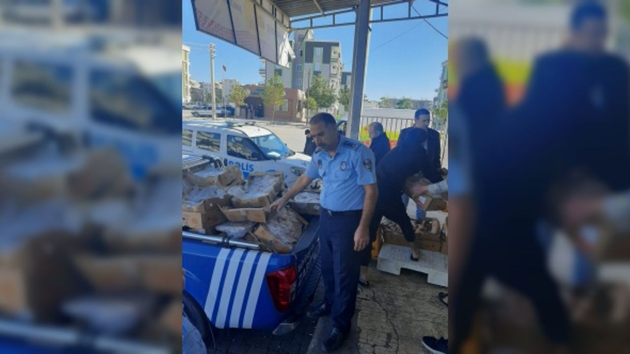 Şanlıurfa'da son kullanma tarihi geçmiş 1 ton tavuk eti ele geçirildi