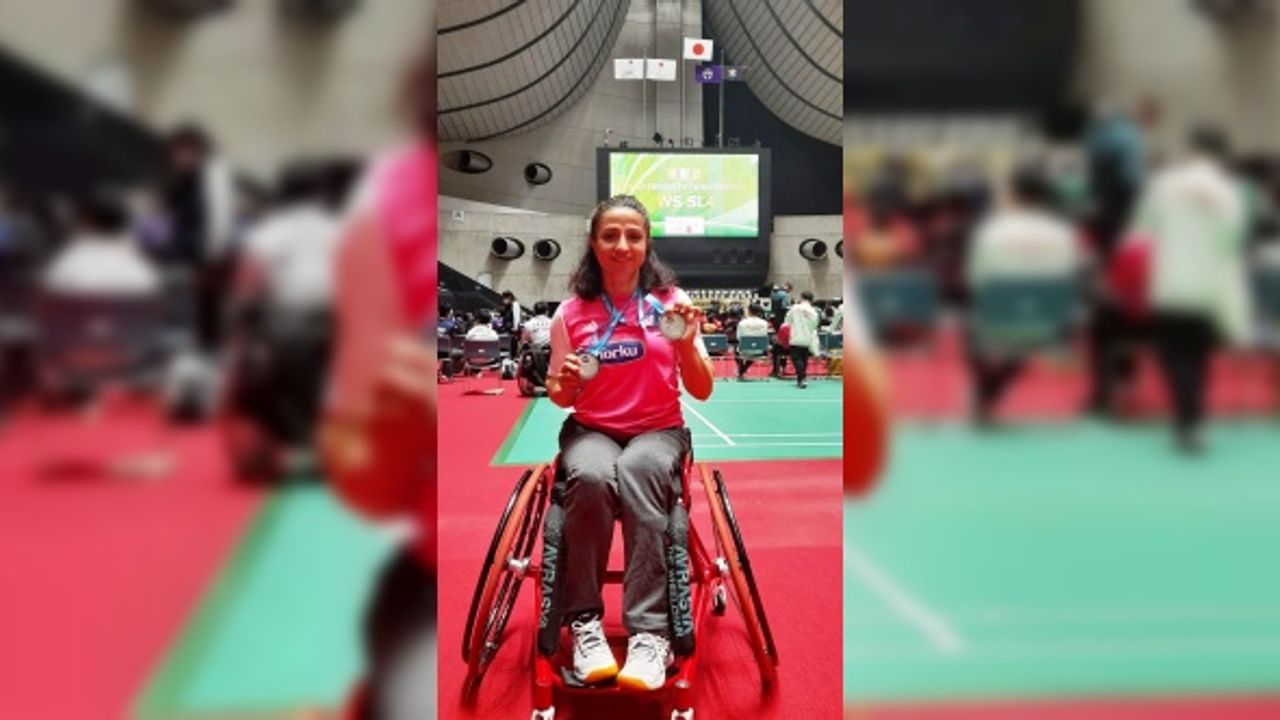 Torku Şekersporlu Seçkin, Para Badminton Dünya Şampiyonası'nda gümüş madalya kazandı