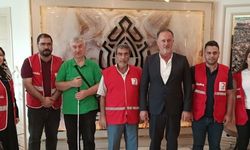 Kızılay şubesinden Artuklu Belediye Başkanı Tatlıdede'ye ziyaret