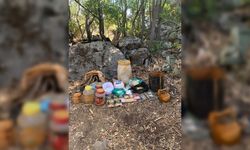 Adıyaman'da terör operasyonunda yaşam malzemeleri ele geçirildi