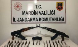 Mardin'de durdurulan araçta 2 uzun namlulu silah ve mühimmat ele geçirildi