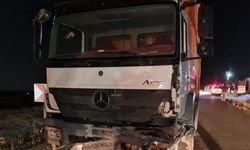 Mardin'de iki kişinin yaralandığı trafik kazası kameraya yansıdı