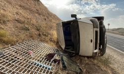 Adıyaman'da minibüsün devrilmesi sonucu 3 kişi yaralandı