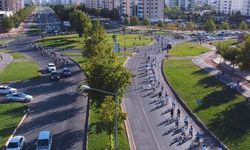 Diyarbakır'da pedallar kalp sağlığı için çevrildi