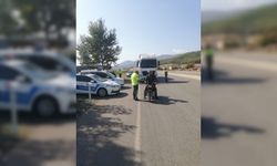 Gaziantep'te dron destekli trafik denetimi