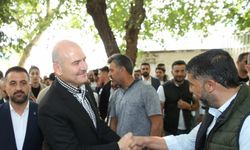 İçişleri Bakanı Soylu, Diyarbakır Silvan ve Hazro'da vatandaşlarla bir araya geldi