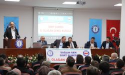 Sağlık-Sen Genel Başkanı Semih Durmuş, Siirt'te konuştu: