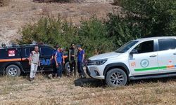 Sulama havuzunda mahsur kalan porsuk kurtarıldı
