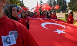 Gaziantep'te şehit öğretmen Ayşenur Alkan anısına yürüyüş düzenlendi