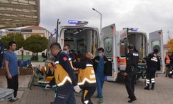 Gölbaşı Devlet Hastanesinde trafik kazası tatbikatı yapıldı