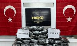 Mardin'de 58 kilo 950 gram esrar ele geçirildi