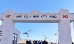 Mardin'de yapımı süren “Şehit Vedat Kaya Parkı“nda sona gelindi