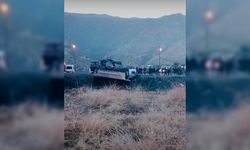 Şırnak'ta şarampole devrilen kamyondaki 1 kişi öldü, 1 kişi yaralandı