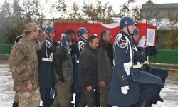 Şırnak'ta yıldırım isabet etmesi sonucu şehit düşen güvenlik korucusu için tören yapıldı