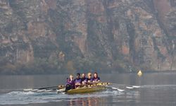 Türkiye'nin ilk kürek maratonu, Adıyaman'da başladı