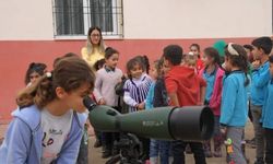 İslahiye'de öğrenciler kuş gözlemi yaptı