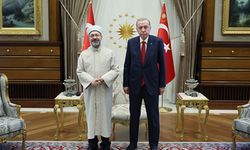 Cumhurbaşkanı Erdoğan, Diyanet İşleri Başkanı Erbaş’ı kabul etti