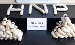 Hakkari'de 28 kilo metamfetamin ele geçirildi