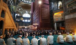 Ayasofya Camii'nin ibadete açılmasının üzerinden 4 yıl geçti