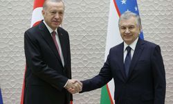 Cumhurbaşkanı Erdoğan, Özbekistan Cumhurbaşkanı Mirziyoyev ile görüştü