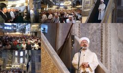 Ayasofya Camii'nde Şehit İsmail Heniyye için gıyabi cenaze namazı kilindi