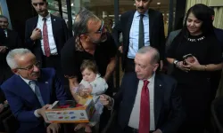 Cumhurbaşkanı Erdoğan'dan 'tatlı' sohbet