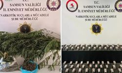 Samsun'da 8 kilo 571 gram kubar esrar ele geçirildi