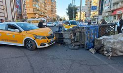 Diyarbakır'da maddi hasarlı trafik kazası