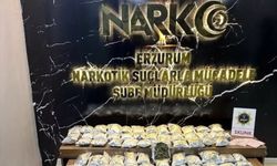 Erzurum'da 6 kilo 975 gram uyuşturucu ele geçirildi