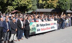 Şehid Yahya Sinvar Gaziantep'te düzenlenen basın açıklamasıyla yad edildi