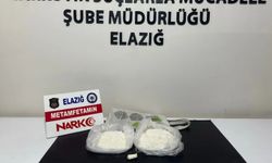 Elazığ'da 1,5 kilogram metamfetamin ele geçirildi