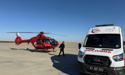 Şanlıurfa'dan iki hasta ambulans uçak ve helikopterle nakledildi